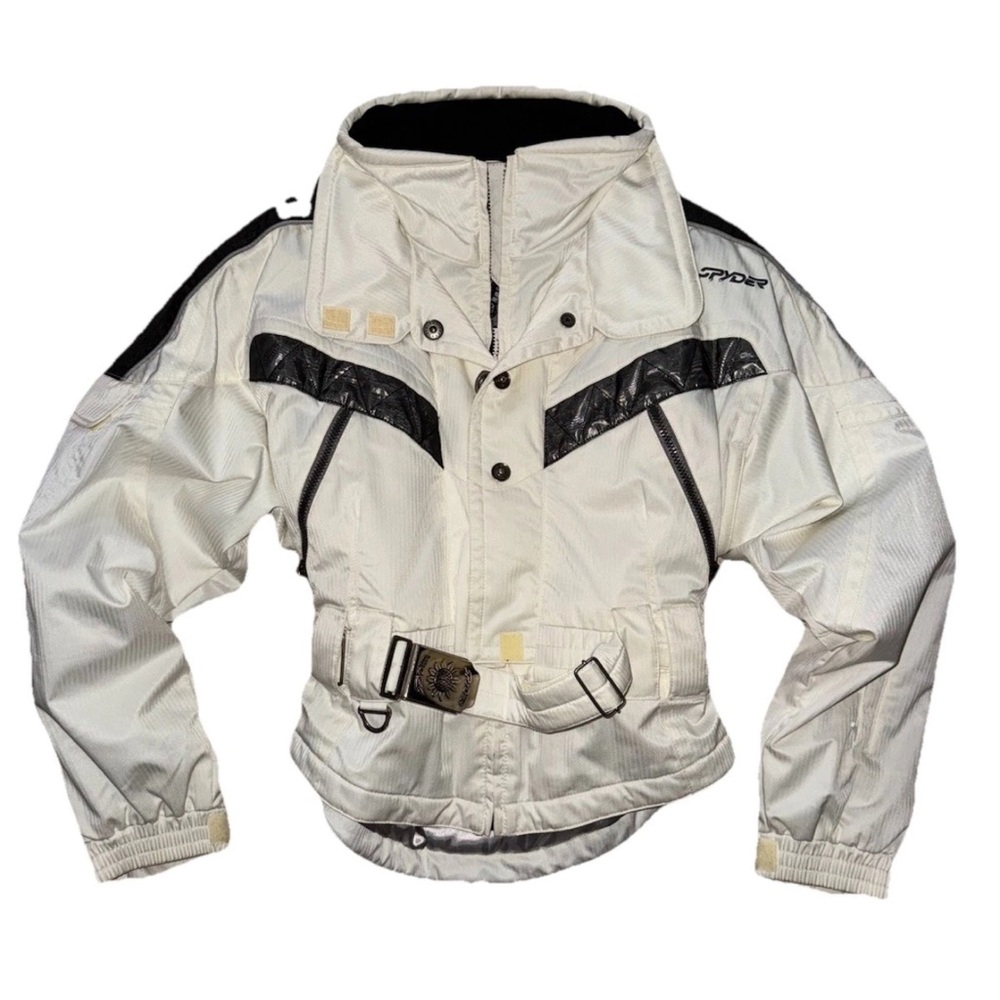Vintage Women’s Spyder Ski snow Jacket Insulated Made In Hong Kong Size 10